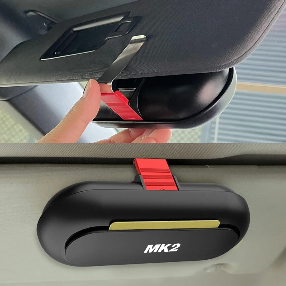 포드 포커스 MK2 MK3 MK4 MK1 2 3 4 1 용 자동차 선바이저 안경 케이스, 거치대 선글라스 보관함, 자동차 인테리어 액세서리 장식