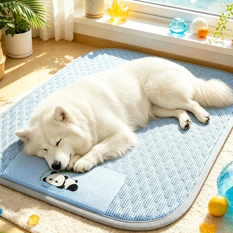 Cooling Mat For Dogs And Cats Breathable Summer Pet Bed_voghion.com