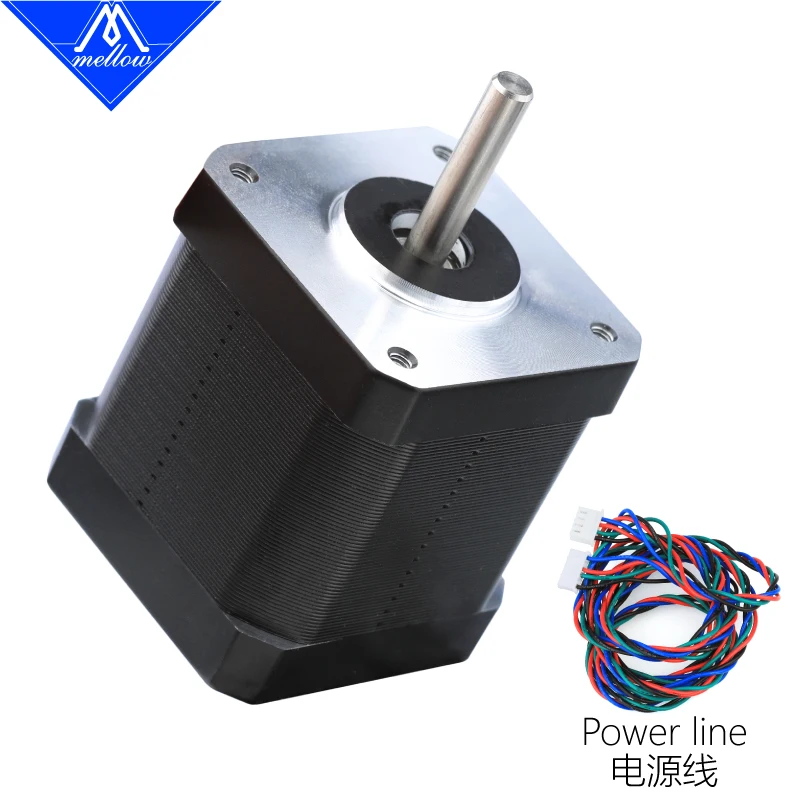Ldo-super Motor Suave 2804ac-r 48 mm Nema 17 Motor de Passo para Peças de Impressora 3d Voron Vzbot Ender Prusa i3 42sth48 - Imagem 6