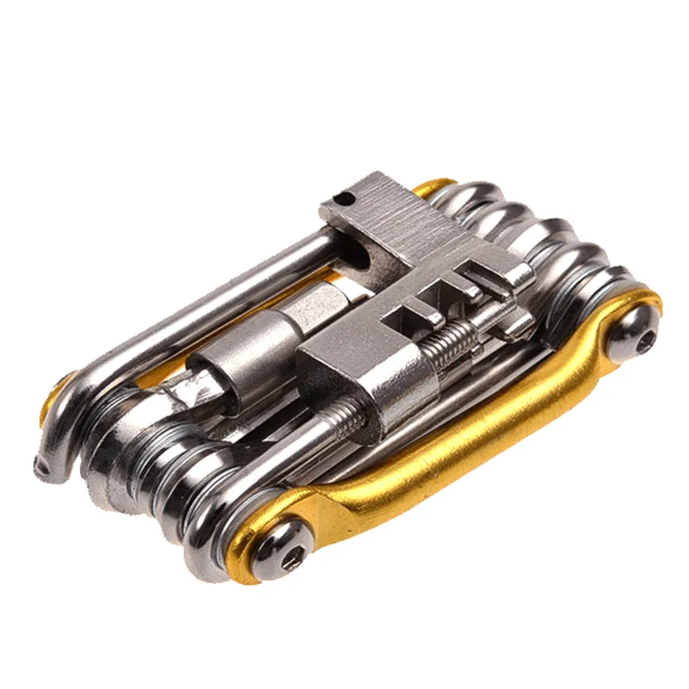 KIT D'OUTILS DE réparation de vélo multifonction compact 15 en 1