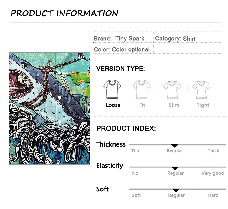 Skeleton Riding Shark Graphic Shirt S9f9a31bf07dd4162991ce863588c89de5