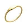 ZMZY New Simple Geometry Women Girls Stainless Steel Rings Finger Gold Color Ring Irregular High Quality Wedding Band Party Gift 1