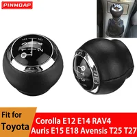 6 Speed Car Gear Shift Knob Lever Shifter Stick Handball For Toyota Corolla E12 E14 RAV4 Avensis T25 T27 Auris E15 E18 Parts