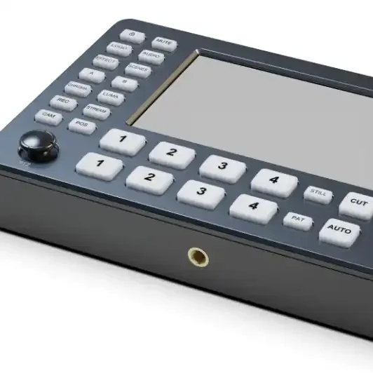 

Multi camera 4k input video switcher live streaming broadcast joystick control studio mixer video camera switcher
