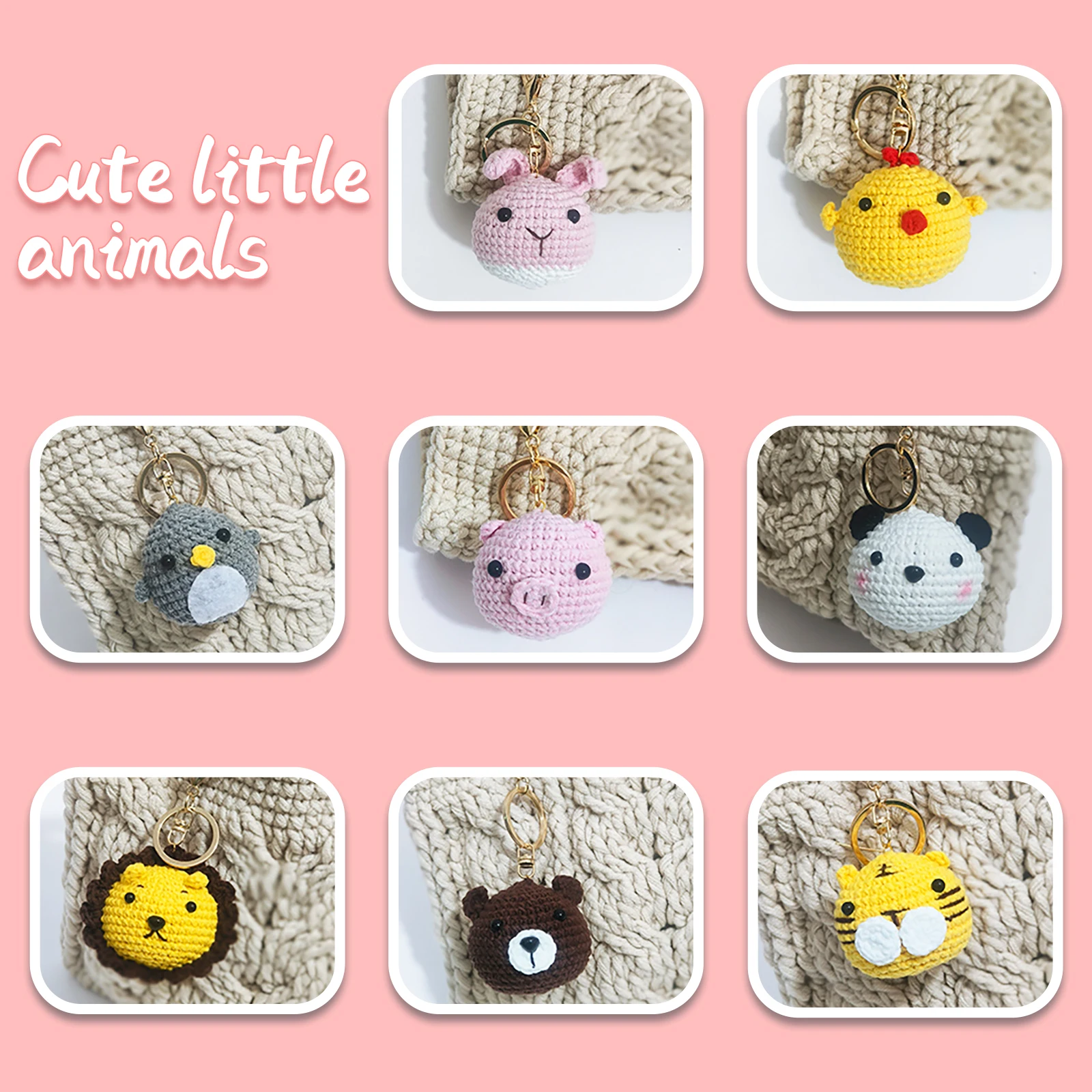 Crochet Animal Kits Beginners  Crochet Kit Knitting Beginners - Diy Crochet  Kit Yarn - Aliexpress