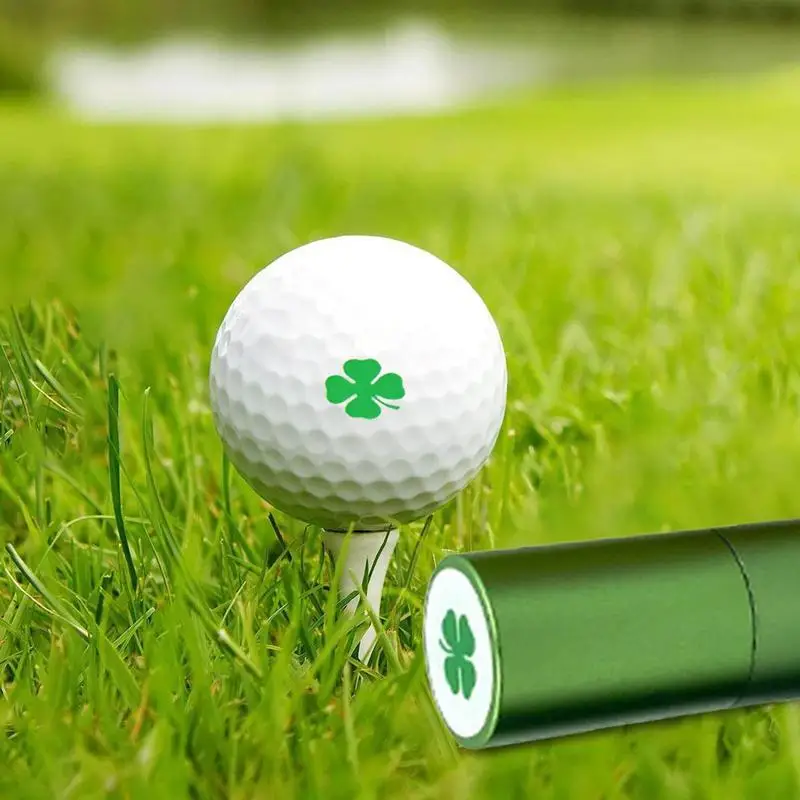 Golf Ball Marker Stamp Funny Golf Supply Stamper Waterproof Quick-Dry Photosensitive Ink Stamper For Quick Identification