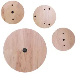 Lamp Base Concise Style Modern Ceiling Plate Wooden Ceiling Holder E27 Lamp Fitting Chandelier Base DIY Lighting Accessories