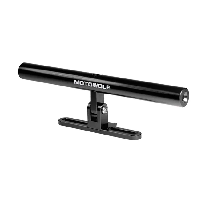 Barre D'Équilibre (Crossbar) Pour Guidon De Moto 22mm - Alliage D'Aluminium, Fixation Accessoires | Noir
