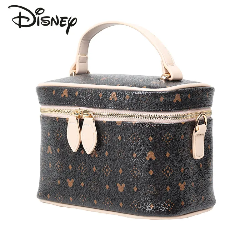 Disney Mickey Original Women's Handbag Multifunctional Large Capacity Toilet Products Handbag Fashion High Quality Handbag