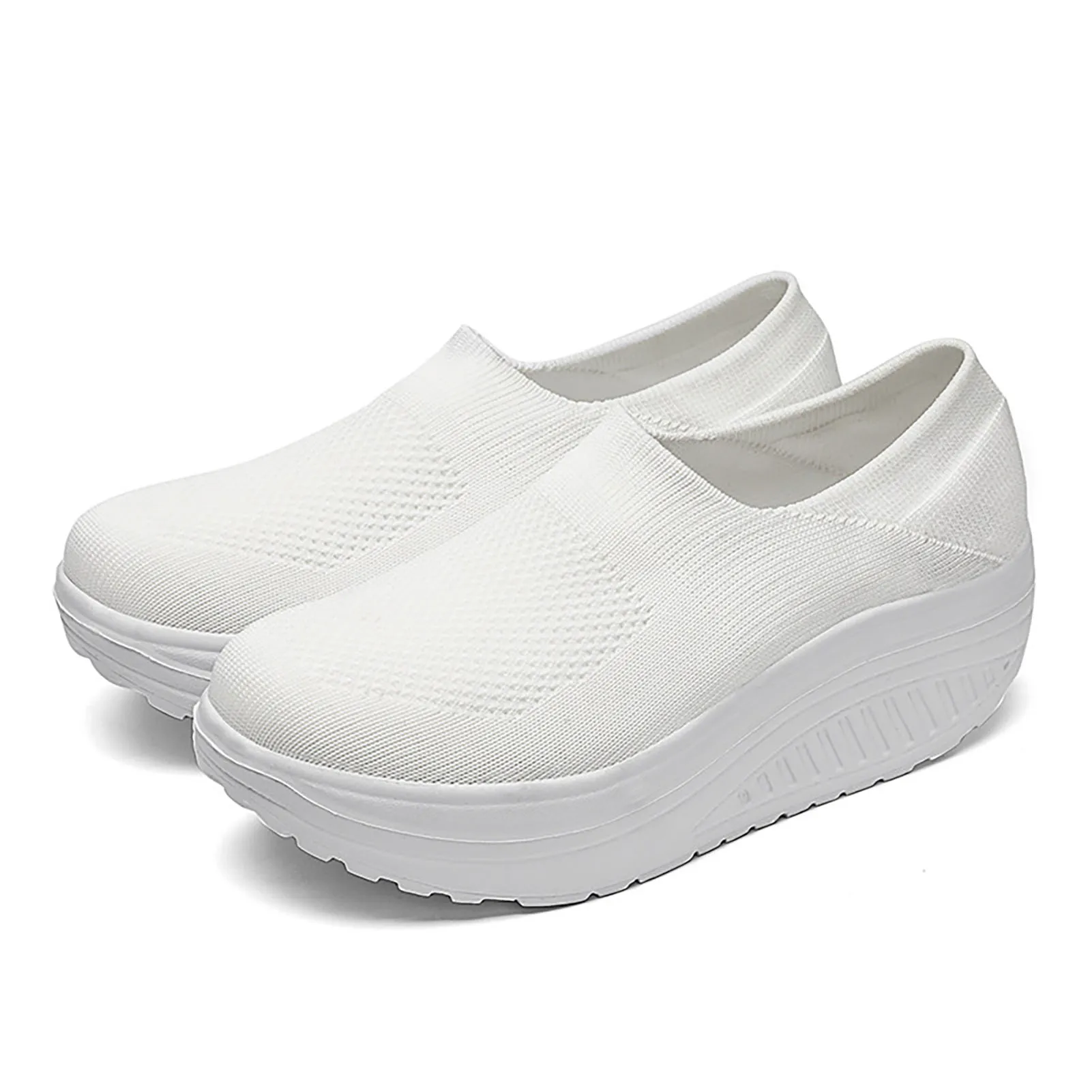 Woman Flat Bottom Mesh Shoes Non-slipped Soft-soled Shoes Gift for Christmas Birthday New Year 6