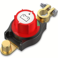 Universal Battery Disconnect Switch for Vehicles and Boats, 12V - 48V Negative On/Off Switch (1PC)