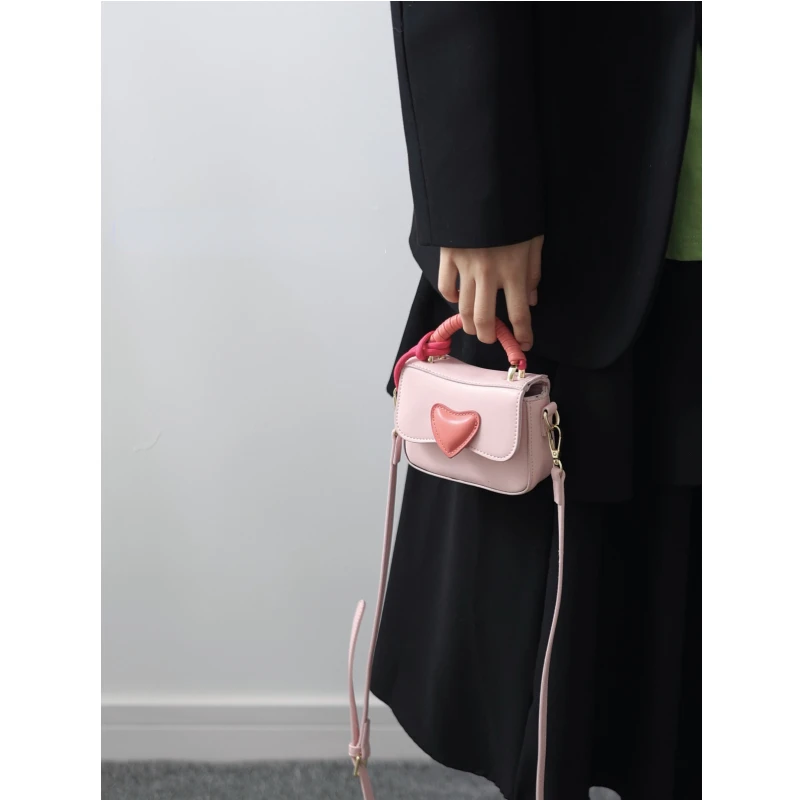 2024 New One-shoulder Portable Messenger Bag Niche Design Niche All-match Summer Mini Bags Small Square Crossbody Bag