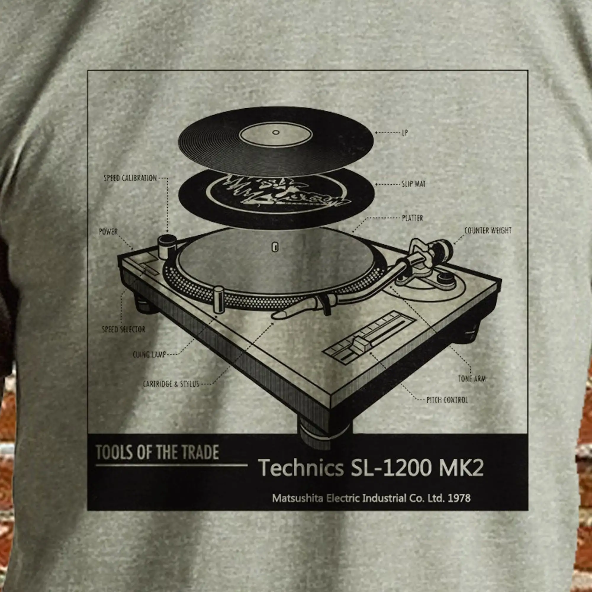 Maglietta Technics Sl 1200 Mk2
