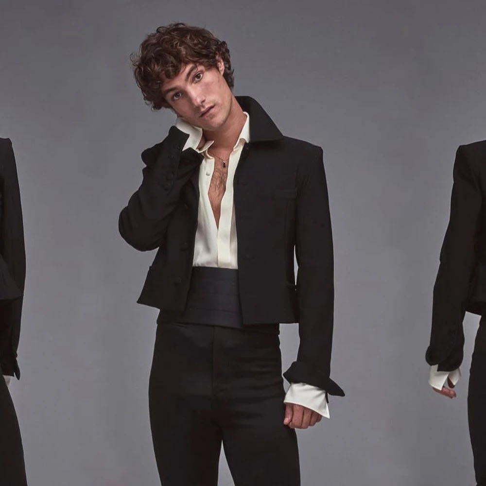 Men Suits Fashion Single Breasted Jacket High Quality England Style 2 Piece Casual Formal Wedding Tuxedo Male Suit