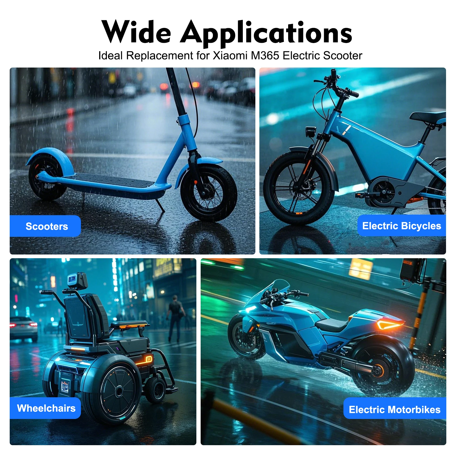 36V 350W Motorrad-Reifen Bürstenloser Nabenmotor Elektroroller-Nabenmotorrad für Elektroroller – Detail 15