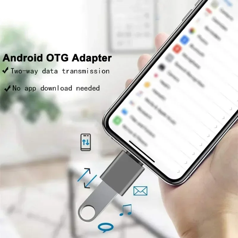 1-6pcs USB C Male To USB3.2 Female Adapter Universal Charging Adapter USB3.2 To Type C Converters for Laotop Udisk Data Transfer