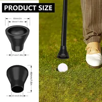 Golf Ball Retriever 2pcs Quick-Install Golf Ball Picker Upper Tool,Durable Golf Ball Grabber for Putter Swing Handle 2