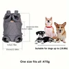 Cozy Pet Carrier Backpack for Dogs - Fleece-Lined, Front Legs Out, Hands-Free Design for Hiking & Travel. 3