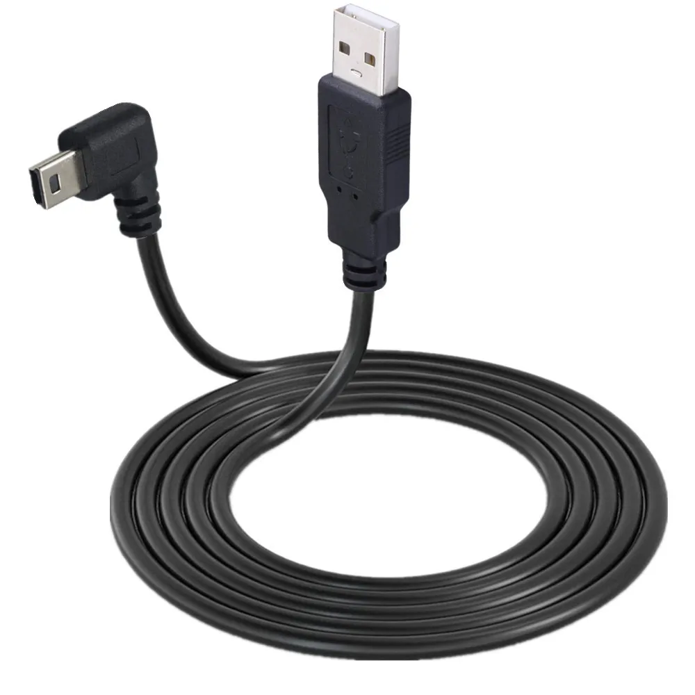 USB Charging Cable USB Adapter Cable MINI USB 90 DEGREE 0.25M 1.5M 3M