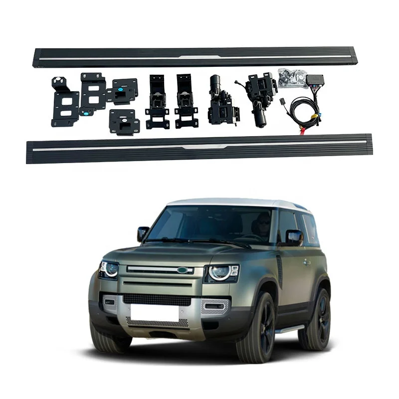 

Noble Automatic Aluminum power Running Board For Range Rover DEFENDER L663 Electric Side Steps 4 door 2 door run boards