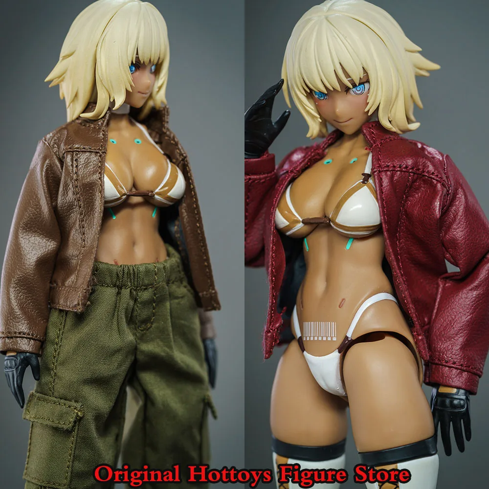 

Женская модель в масштабе 1/12, повседневная короткая тонкая кожаная куртка, Зеленые рабочие брюки в стиле милитари, подходит для модели 6-дюймовой экшн-фигурки