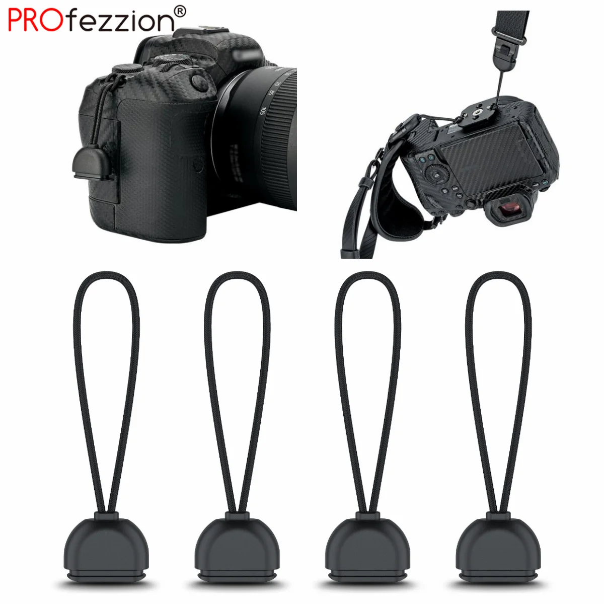 4pcsQuickReleaseCameraShoulderStrapConnectorforSonyCanonNikon