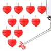 Flat Fan Nozzle 10X Flat Fan Foam Sprayer Nozzles Reusable Polyurethane Foam Nozzle Glue Caulk Nozzle For Backpack Sprayer 1