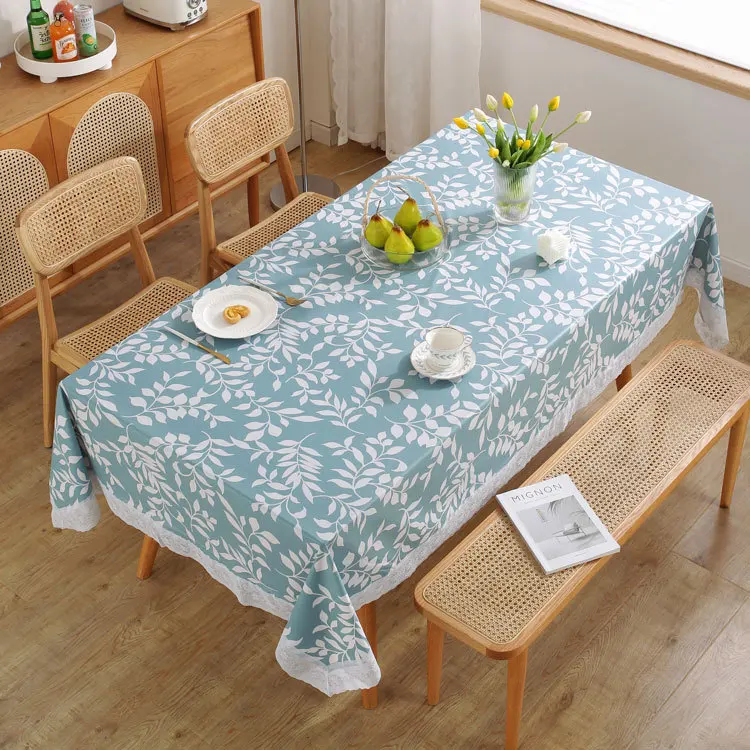 

Flannel Table Cloth, Soft PVC, Waterproof, Oilproof, High Grade Rectangular Table Cloth, Desk Table Cover