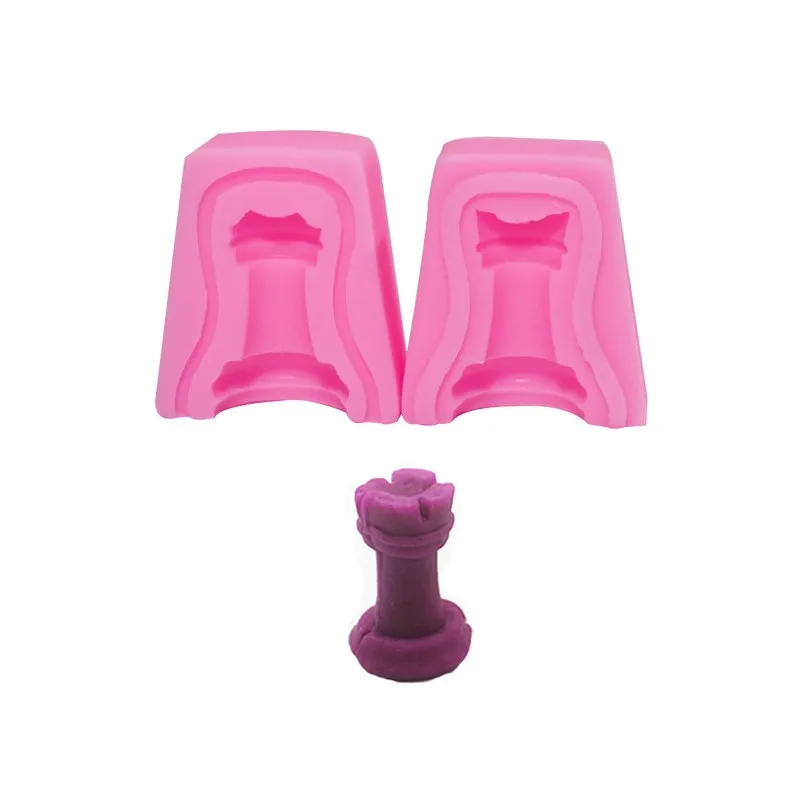 

Cross-border Three-dimensional Chess Liquid Silicone Mold Cake Dessert Chocolate Embellishment Kitchen Baking Accessories Tools