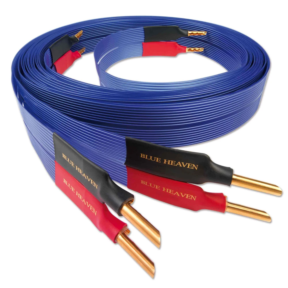 Nordost Blue Heaven Altoparlante Cavo Placcato Argento Ofc Altoparlante Cavo Audio Hifi Piatto Cavo Audiofilo Per Amplificatore Dvd Cd