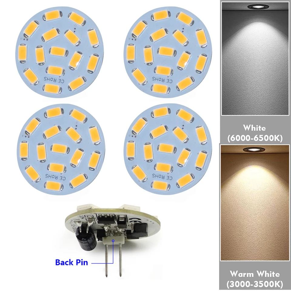 LUEDD Set di 5 lampadine LED GU10 dimmerabili a 3 livelli 7W 600 lm 2700K
