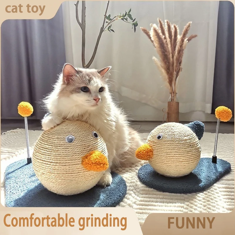 

Cat Scratching Board Ball Climbing Frame Post No Crumbs Tree Toy Sisal Hair Scratcher Wear-resistant Pet Furniture Supplies