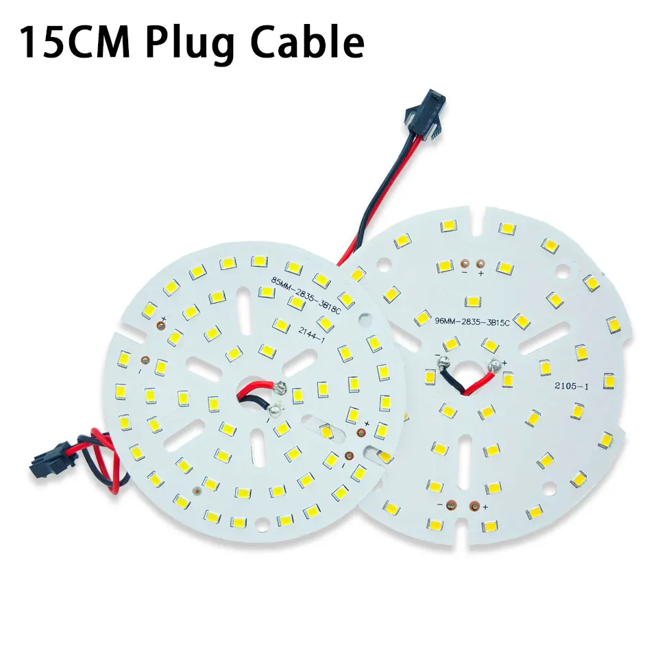 고출력 LED 칩 SMD2835 원형 광원 교체 전구 - 조명 프로젝트용 3W 5W 7W 9W 12W 18W 24W 36W