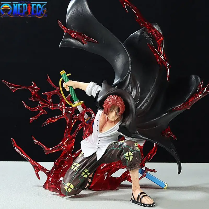 

32cm One Piece Figure Chronicle Master Stars Plece Squatting The Shanks Style Pvc Action Figurine Anime Collection Model Toy