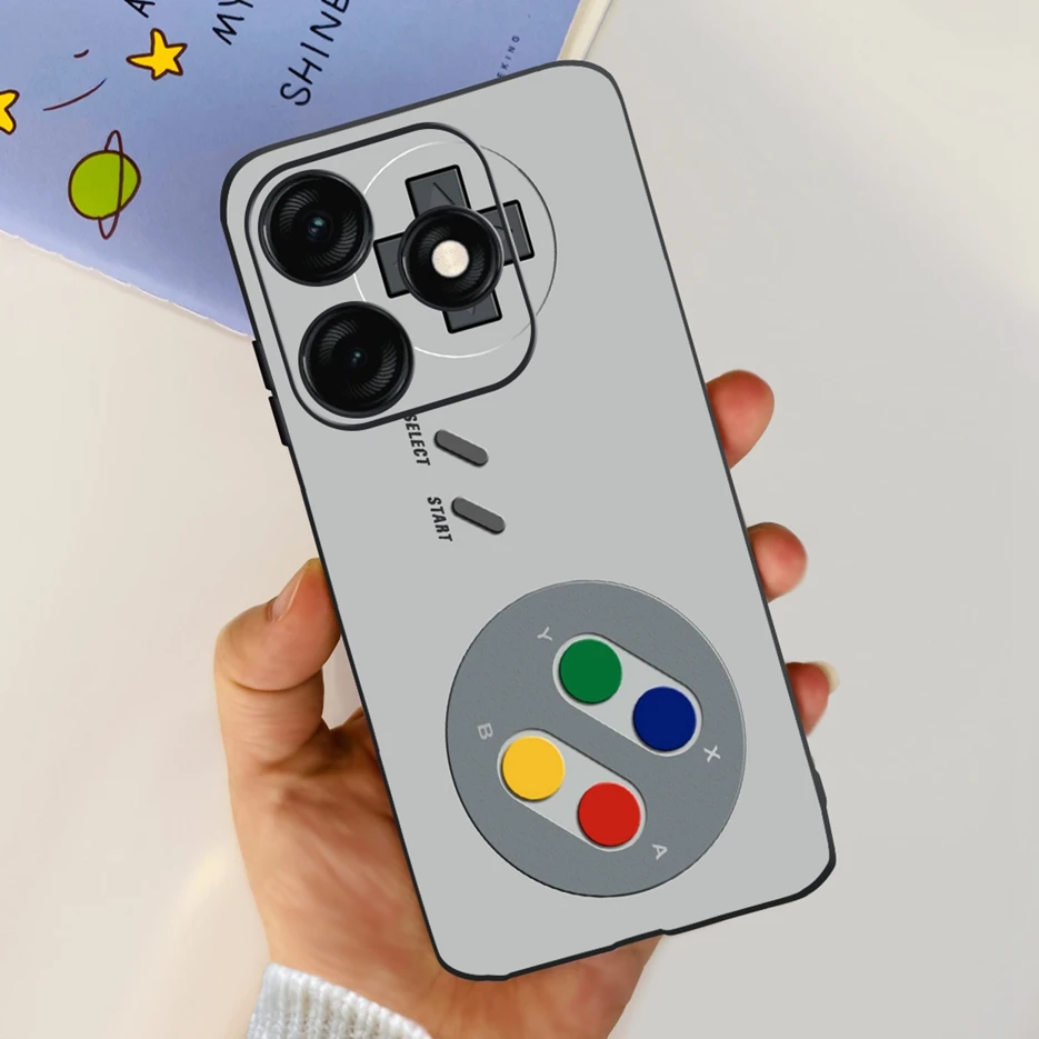 Stylish Shockproof Painted Phone Case with Soft Bumper