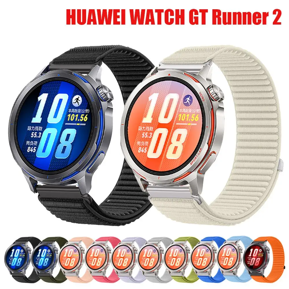 Sporty Nylon Loop Bracelet - 22mm Watch Strap Accessory