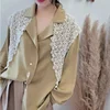 Women Shrugs Lace Hollow Out Female Summer Casual All-match Shawls Simple Scarf-collar Sleeveless Knitted Tops Korean Style Chic 3
