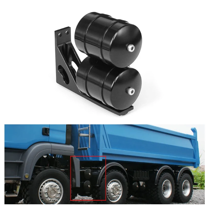 

Lesu Metal Cnc Air Filter Tank Part For Tamiyaya 1/14 Rc Tractor Truck Trailer Toucan Model Hydraulic Dumper Man