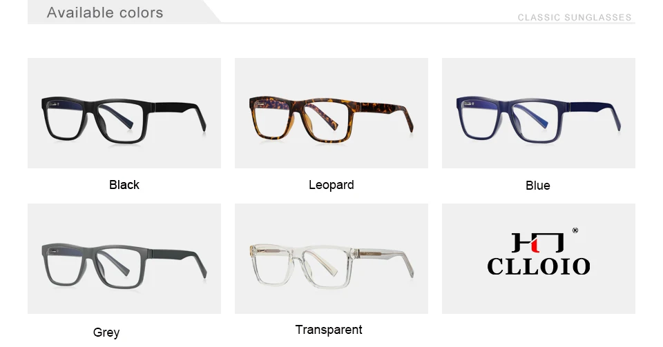 CLLOIO Neue Sport Stil Lesebrille Rahmen Outdoor Reiten Myopie Gläser Mode Optische Gläser Anpassbare Rezept – Detail 16