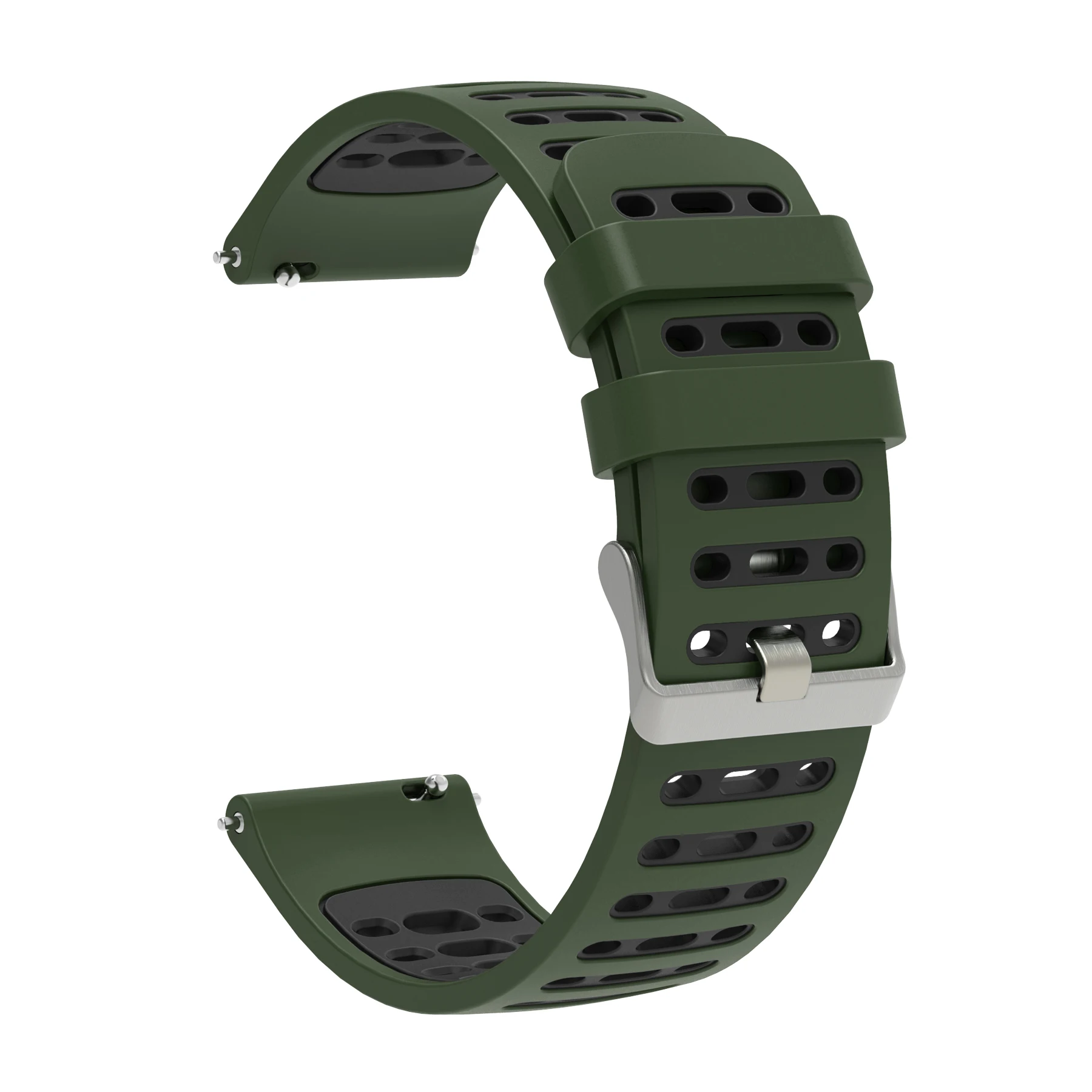 Fashion Sports Silicone Strap in Multiple Sizes: 18/20/22mm Bands