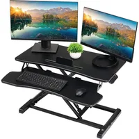 Standing Desk Converter Height Adjustable, MDF Wood, Sit Riser 1