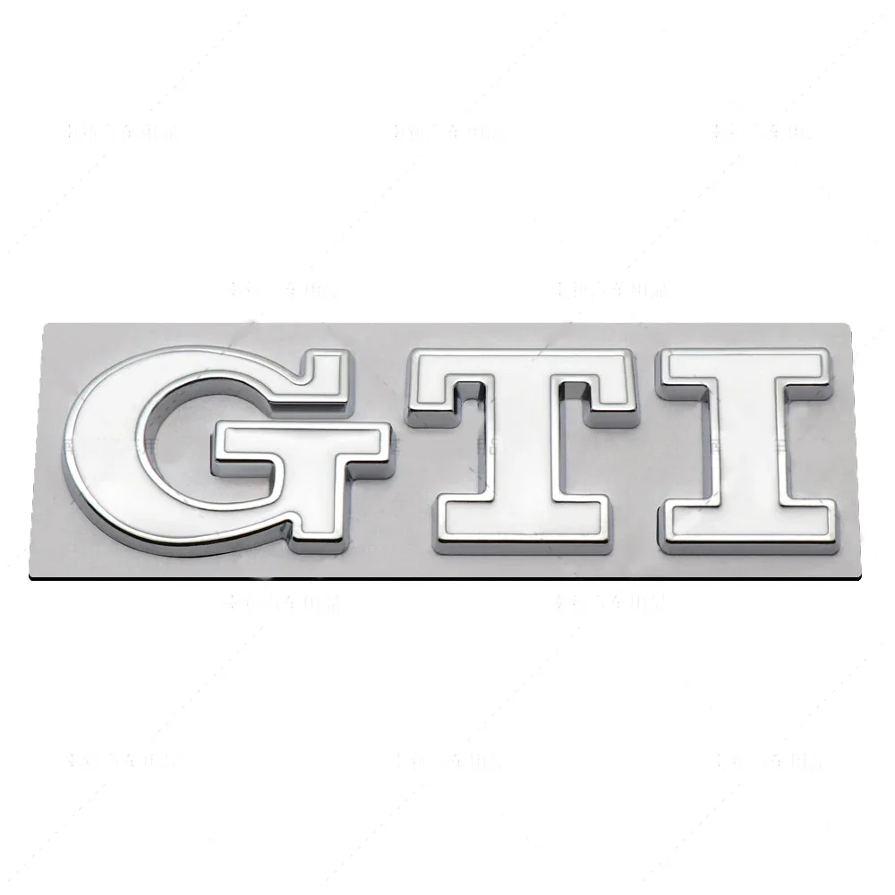 Pegatinas con el logotipo GTI de metal para el maletero trasero de Volkswagen Golf 4 5 6 7 8 Passat Jetta Polo Touareg GTD GLI Touran