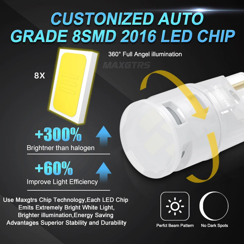 ڵ ȣ    Ÿϸ LED  ü ,  ȭƮ T10 168 194 2825 W5W, 2x2016