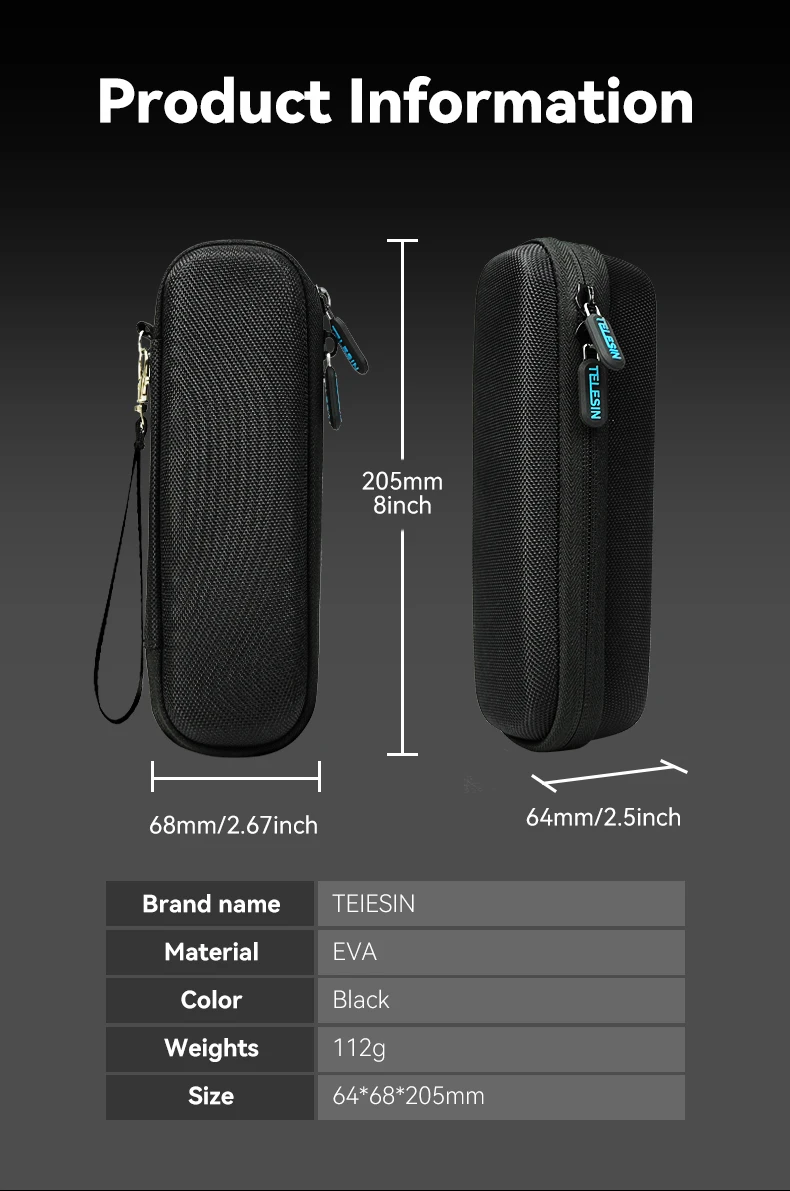 Mini Protective Bag For Pocket 3 Carrying Bag Waterproof Storage Box For Pocke