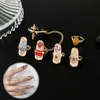Genshin Impact Ring Set Jewelry Fashion Nail Rings Women Accessories Anime Fingernails Jewellery to Girlfriend Manicure Gift 1