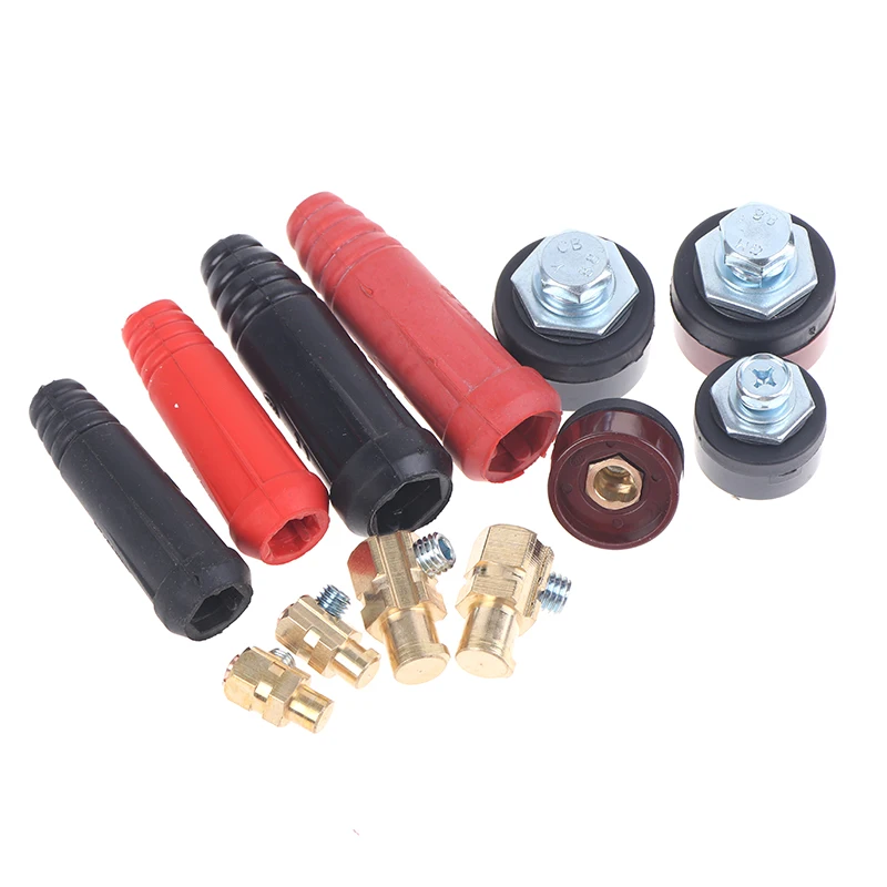 Conversion Plug Plug Conversion Socket Quick Joint Welding Machine European Quick Joint Plug DKJ10-25 35-50 50-70 Square Cable Copper Welding Machine Plug Socket