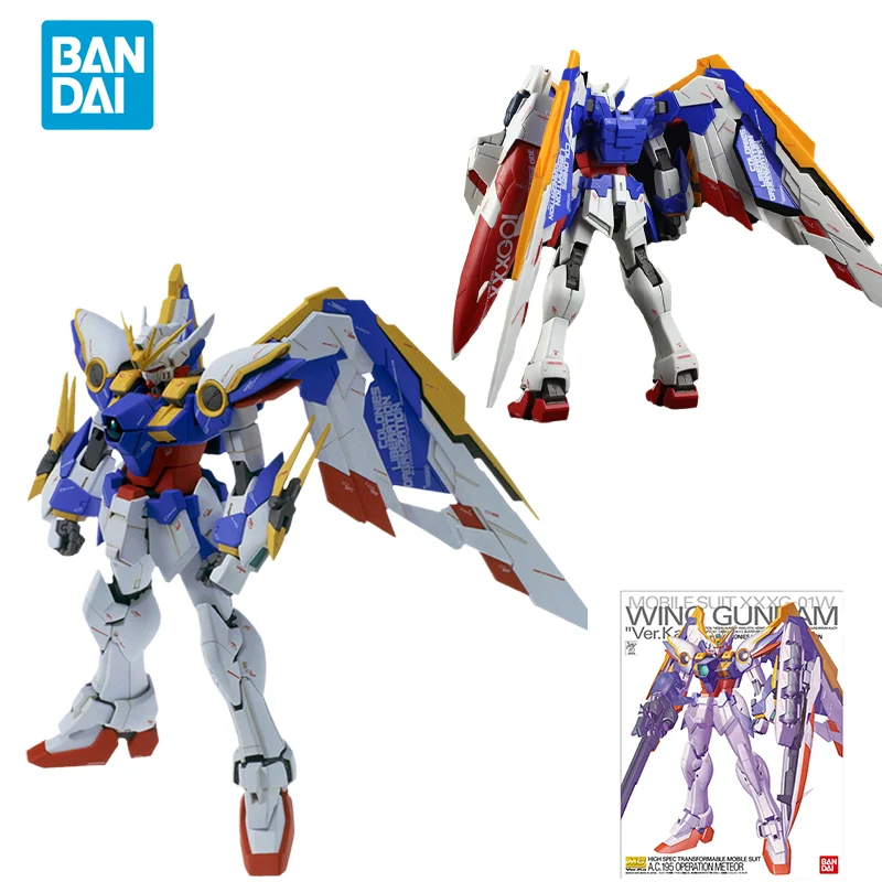 Spot Consegna Diretta Bandai Originale Anime Da Collezione Gundam Modello Mg Wing Gundam Ver.Ka Action Figure Assembly Toys For Kids