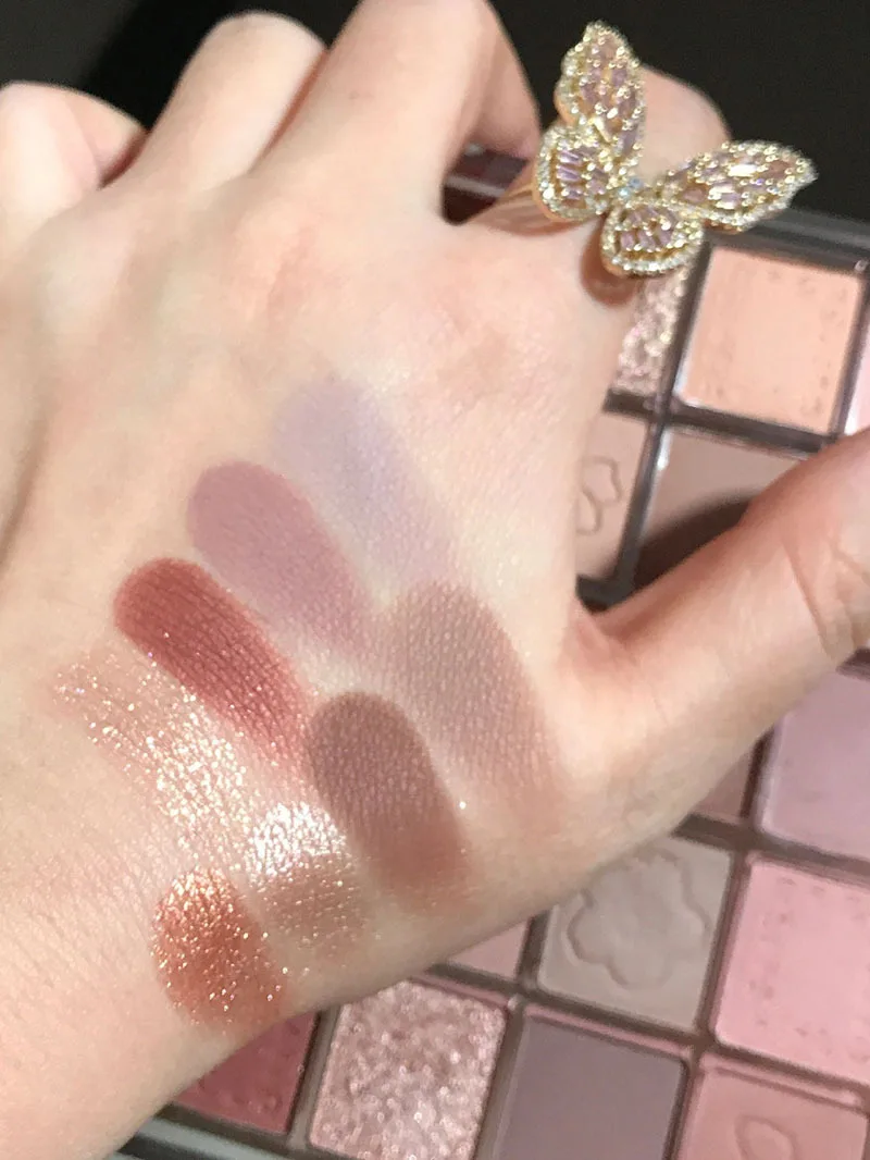 Paleta de sombras de ojos mate, maquillaje portátil de larga duración, resistente al agua, 20 colores