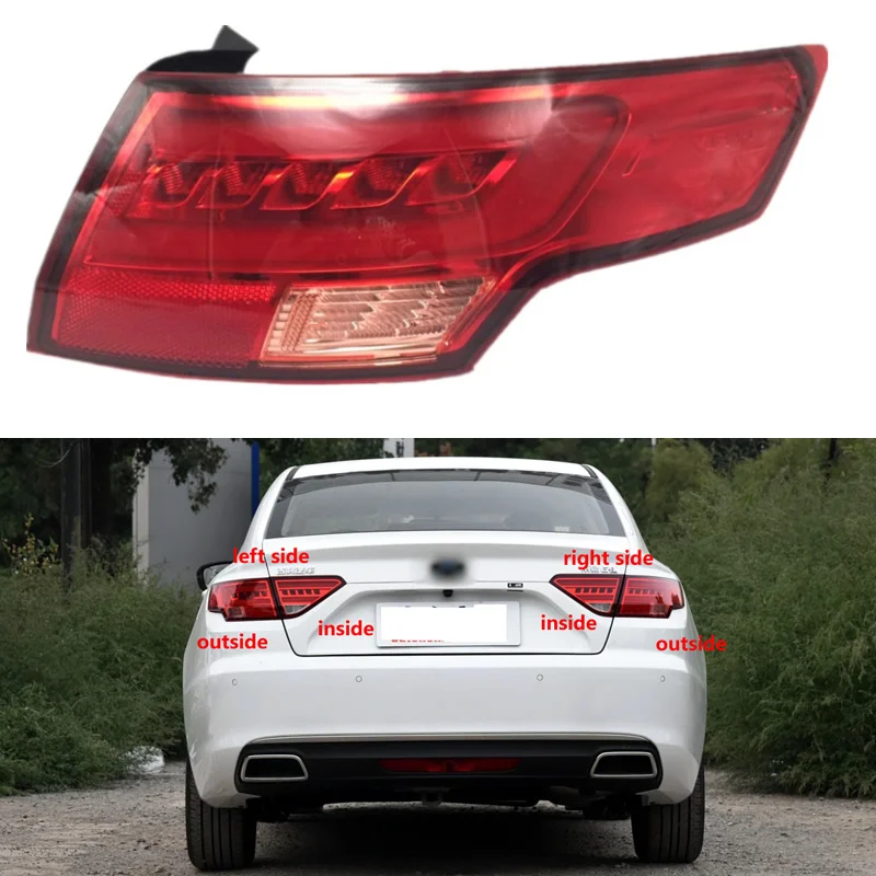 

car Parts for 2016-2017 Geely Emgrand GL Outer Tail Lamp Car Rear Bumper Tail Light Brake Stop Reverse Lamp Taillamp Assembly