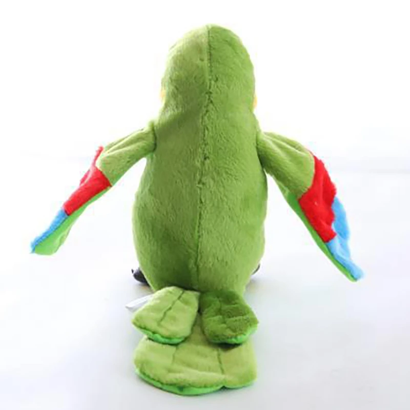 Talking Parrot Repeats What You Say Plush Animal Toy Electronic Parrot Toy Plush Toy Parrot Toys Best Gifts For Kids 5